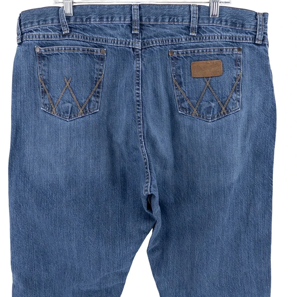 Wrangler‎ Mens 40x32 Retro Relaxed Bootcut Jeans Blue Denim Cowboy Rodeo Western